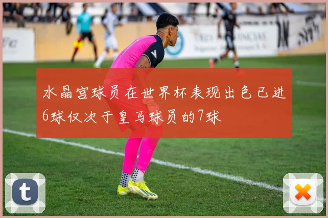水晶宫球员在世界杯表现出色已进6球仅次于皇马球员的7球