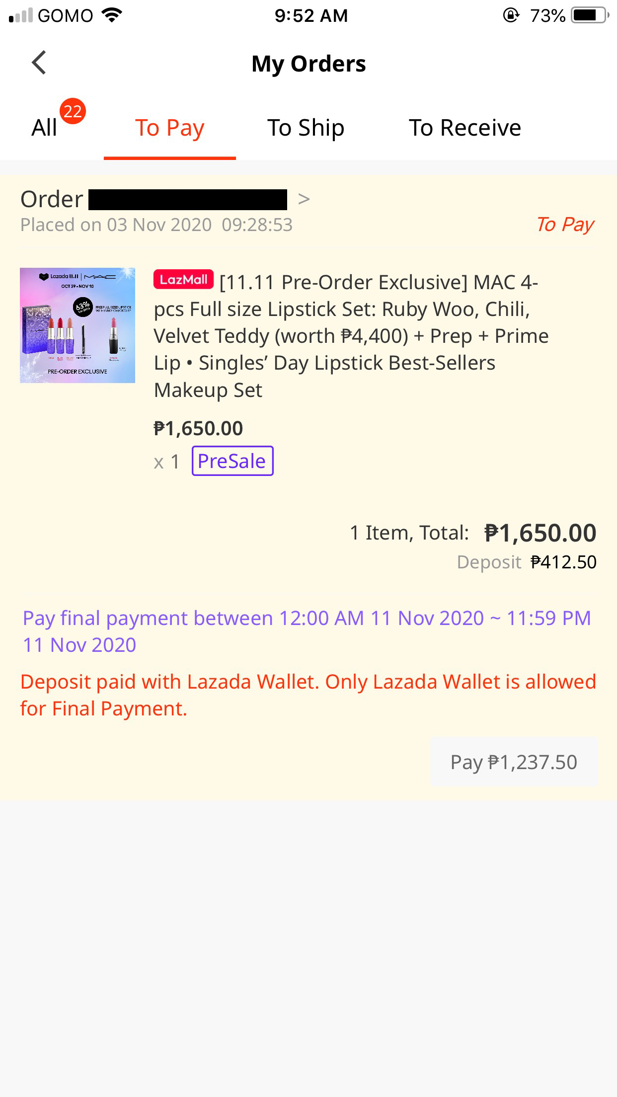 Lazada Philippines, 11 11 Sale, MAC Cosmetics, MAC Cosmetics Flagship Store